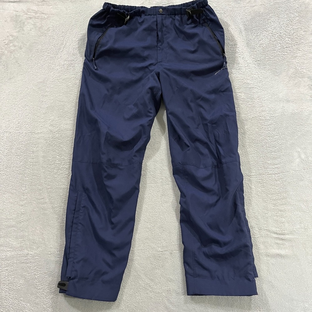 Sun Mountain Navy Blue Large Waterproof Windproof Golf Pants Adjustable Waist